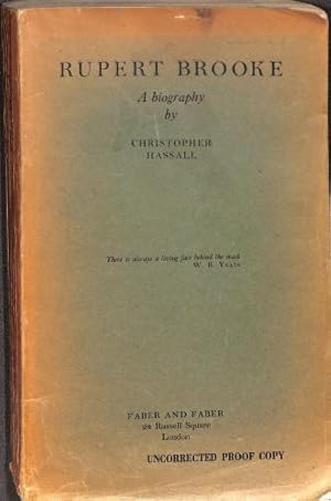 Seller image for Rupert Brooke. A biography for sale by WeBuyBooks