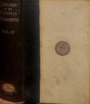 Bild des Verkufers fr A Descriptive Catalogue of THE NAVAL MANUSCRIPTS in the PEPYSIAN LIBRARY at Magdalene College Vol III. Admiralty Letters zum Verkauf von WeBuyBooks