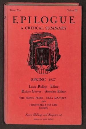 Seller image for Epilogue: A Critical Summary Volume III - Spring 1937 for sale by WeBuyBooks