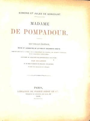 Image du vendeur pour Madame de Pompadour mis en vente par WeBuyBooks