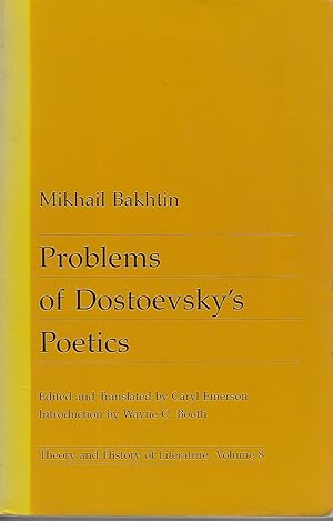 Immagine del venditore per Problems of Dostoevsky's Poetics venduto da Walden Books