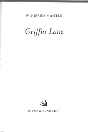 Imagen del vendedor de Griffin Lane a la venta por WeBuyBooks