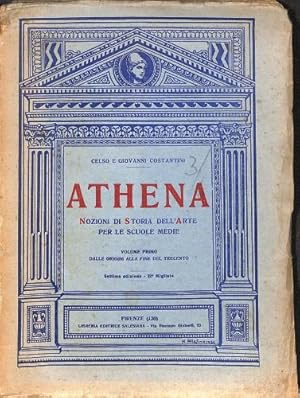 Seller image for Athena - Nozioni Di Storia Dell'arte Per Le Scuole Medie Volume Primo (Vol:1) for sale by WeBuyBooks