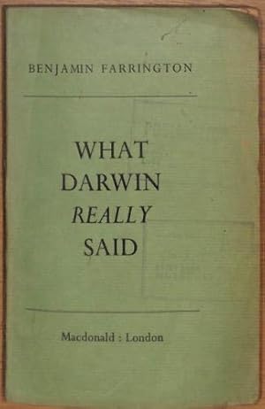 Imagen del vendedor de What Darwin Really Said a la venta por WeBuyBooks