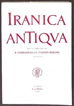 Seller image for Iranica Antiqua Vol. VIII for sale by WeBuyBooks