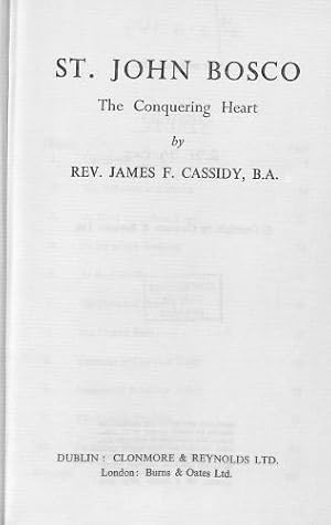 Seller image for St. John Bosco, the Conquering Heart for sale by WeBuyBooks
