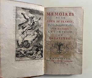Immagine del venditore per Memoires de la cour de France pour les annees 1688 & 1689 par Madame la Comtesse de La Fayette venduto da Coenobium Libreria antiquaria