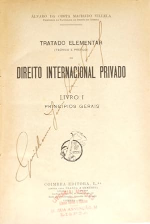 TRATADO ELEMENTAR DE DIREITO INTERNACIONAL PRIVADO. [2 VOLS.]