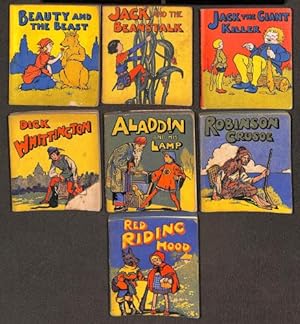 Immagine del venditore per Set of 7 Birn Brothers Illustrated Pocket Children's Books: Beauty and the Beast / Robinson Crusoe / Aladdin and his Lamp / Jack and the Beanstalk / Jack the Giant Killer / Red Riding Hood / Dick Whittington venduto da WeBuyBooks