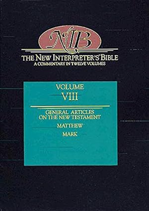 Seller image for New Interpreter's Bible: General Articles & Introduction, Commentary, & Reflections for Each Book of the Bible Including the . Bible: A Commentary in Twelve Volumes) for sale by WeBuyBooks