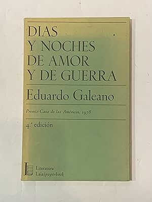 Seller image for Das y noches de amor y de guerra. for sale by ARREBATO LIBROS