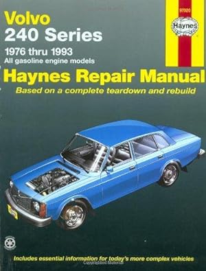 Seller image for Volvo 240 Series petrol (1976-1993) Haynes Repair Manual (USA) (Paperback) for sale by WeBuyBooks