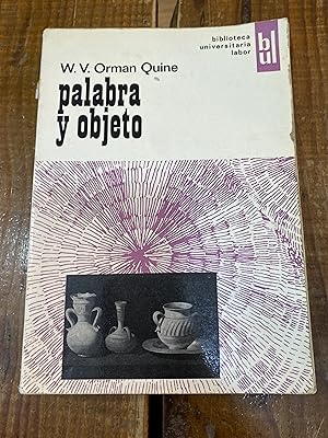 Imagen del vendedor de PALABRA Y OBJETO a la venta por Trfico de Libros Lavapies