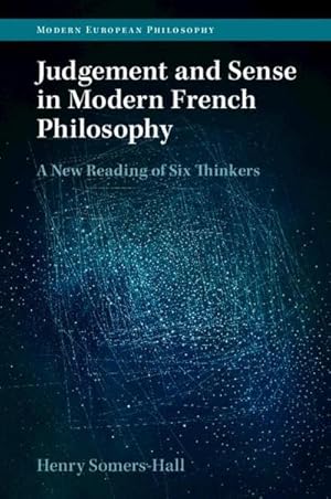 Imagen del vendedor de Judgement and Sense in Modern French Philosophy a la venta por AHA-BUCH GmbH