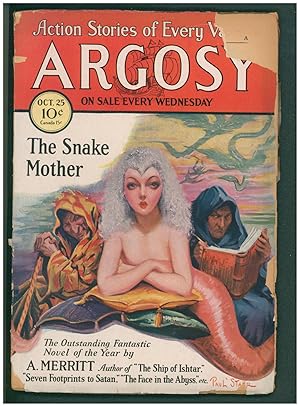 The Snake Mother in Argosy October 25, 1930 to December 6, 1930