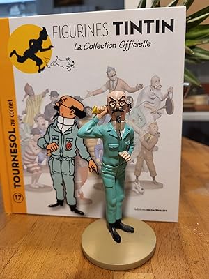 Figurine Tintin n°17 - Tournesol au cornet