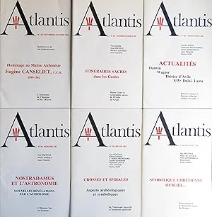 Revue ATLANTIS N° 322 à 327 56ème année complète (1982-1983)