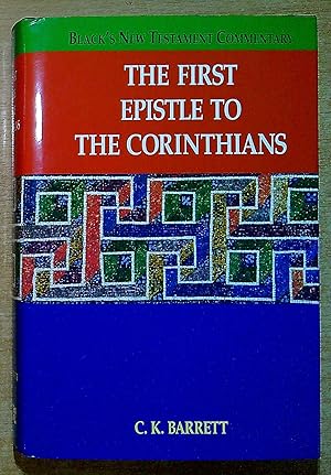Imagen del vendedor de The First Epistle to the Corinthians a la venta por Pendleburys - the bookshop in the hills