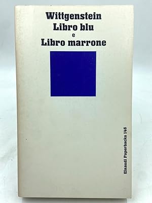 Bild des Verkufers fr Libro blu e Libro marrone. zum Verkauf von Libreria antiquaria Dedalo M. Bosio