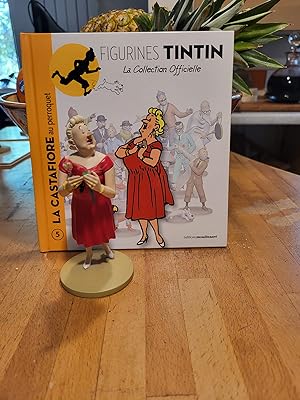 Figurine Tintin n° 5- La Castafiore au perroquet