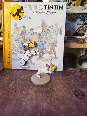 Figurine Tintin n°19 - Milou coincé dans la boite de crabe