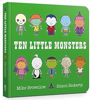 Imagen del vendedor de Ten Little Monsters Board Book a la venta por WeBuyBooks