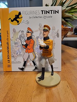 Figurine Tintin n°20 - Le Roi Muskar enfile ses gants
