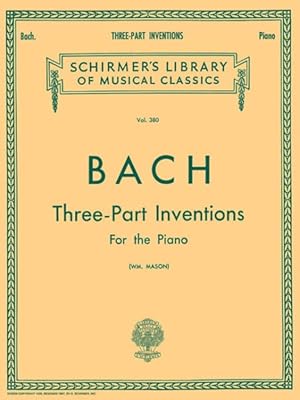 Seller image for 15 Three-part Inventions : Piano Solo, Arr. Mason for sale by GreatBookPrices