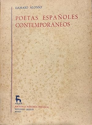 Imagen del vendedor de Poetas espaoles contemporneos. a la venta por Librera Anticuaria Antonio Mateos