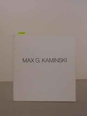 Bild des Verkufers fr Max G. Kaminski. Bilder und Zeichnungen 1973-1977. Katalog anllich der Ausstellung in den Rumen des Neuen Berliner Kunstvereins 31.3. - 20.4.1977. zum Verkauf von Kunstantiquariat Rolf Brehmer