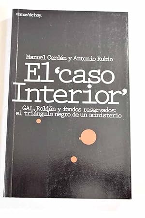 Imagen del vendedor de El caso Interior a la venta por Alcan Libros