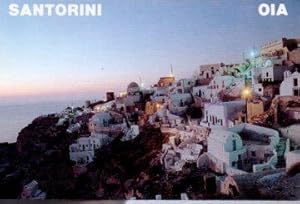 POSTAL PV10130: Vistas de Oia, Santorini