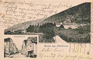 Postkarte Carte Postale 13973567 Oberbronn 67 Bas Rhin Elsass Panorama Strassenansicht