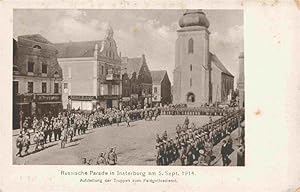 Postkarte Carte Postale 73973105 INSTERBURG Tschernjachowsk Kaliningrad RU Russische Parade Aufst...