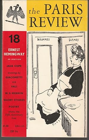 Seller image for The Paris Review #18, Spring 1958 for sale by Brenner's Collectable Books ABAA, IOBA