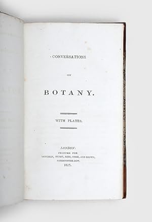 Imagen del vendedor de Conversations on Botany. With Plates. a la venta por Peter Harrington.  ABA/ ILAB.