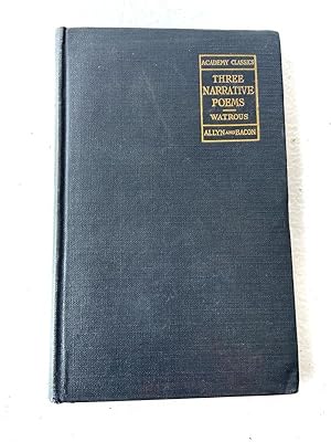 Seller image for 1898 HC Three Narrative Poems: Coleridge's The Rime of the Ancient Mariner, Arnold's Sohrab and Rustum, Tennyson's Enoch Arden for sale by Miki Store