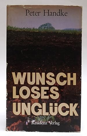 Seller image for Wunschloses Unglck. Erzhlung. for sale by Der Buchfreund