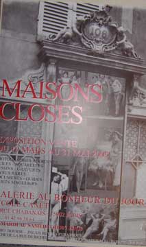 Image du vendeur pour Maisons Closes mis en vente par Wittenborn Art Books