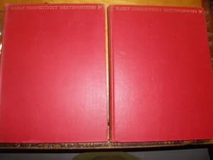 Early Connecticut Meetinghouses. Being An Account Of The Church Edifices Built Before 1830 Based ...