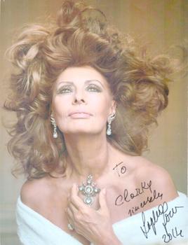 Portrait of Sophia Loren (Actress).