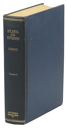 Seller image for Atlanta and Environs: A Chronicle of Its People and Events Volume Two for sale by Kenneth Mallory Bookseller ABAA