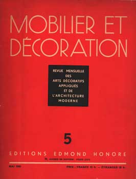 Mobilier Et Decoration Issue 5, Mai 1940