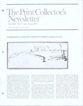 The Print Collector's Newsletter. Vol. XXI, No. 3. July - August 1990.