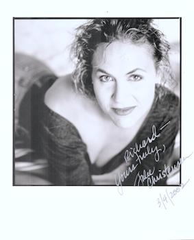 Portrait of Julie Christensen (Singer and songwriter).