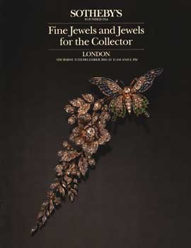 Fine Jewels And Jewels For The Collectors, lot #s 1-390, sale # 7107; sale date December 11, 1986