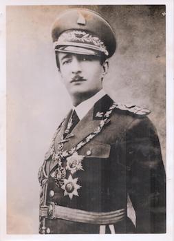 King Zog of Albania resists Italy. A recent photo of King Zog who did not accept Italy's conditio...