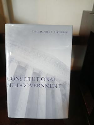 Imagen del vendedor de Constitutional Self-Government a la venta por Stone Soup Books Inc