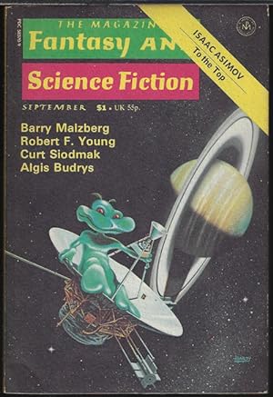 Imagen del vendedor de The Magazine of FANTASY AND SCIENCE FICTION (F&SF): September, Sept. 1976 ("Michaelmas") a la venta por Books from the Crypt