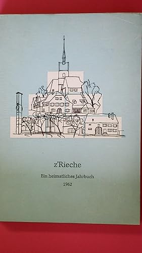 Bild des Verkufers fr EIN HEIMATLICHES JAHRBUCH Z RIECHE. zum Verkauf von Butterfly Books GmbH & Co. KG